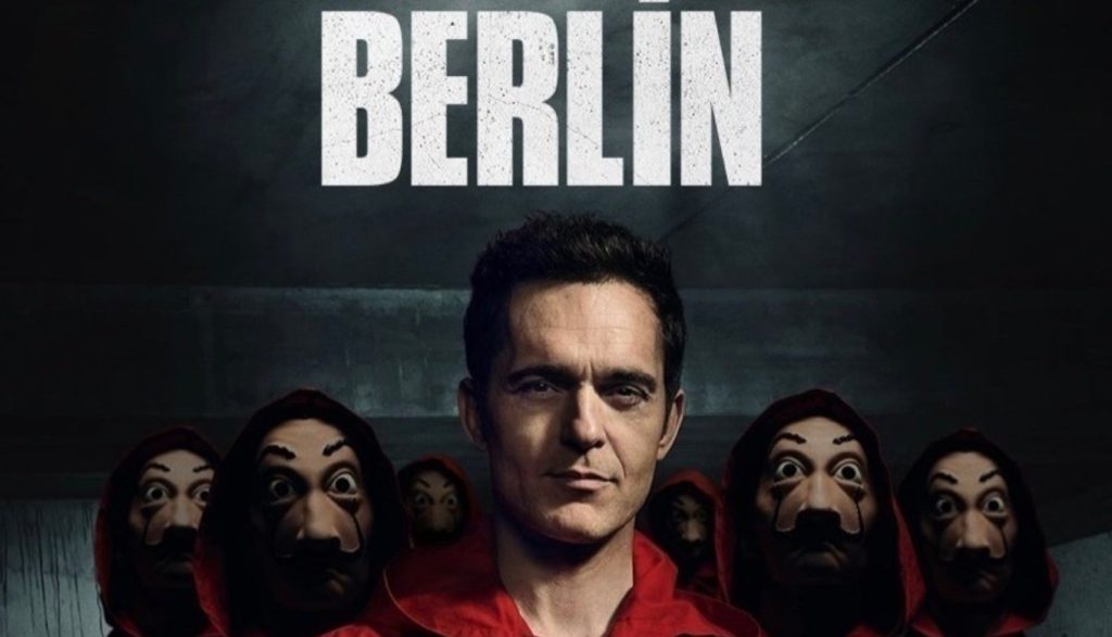 The announcement of the airing date of the series Berlin, the spin-off of Paper House
