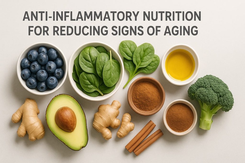 تأثیر تغذیه ضدالتهاب بر کاهش علائم پیری