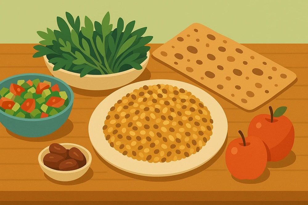 چگونه فیبر روزانه را به ۳۰ گرم برسانیم با غذاهای رایج ایرانی