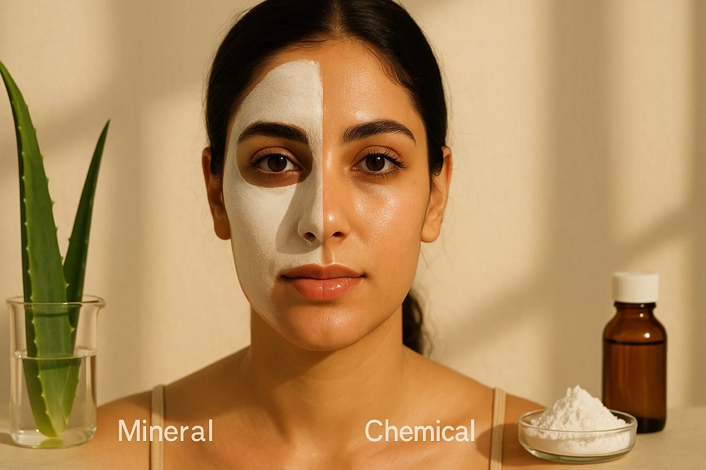 تفاوت ضدآفتاب‌های مینرال و شیمیایی؛ انتخاب مناسب برای پوست ایرانی
